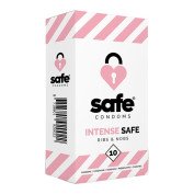 Stimuliuojantys prezervatyvai „Intense Safe“, 10 vnt.