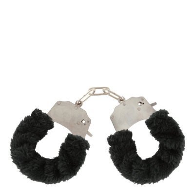 Metaliniai antrankiai „Furry Fun Cuffs“ - ToyJoy