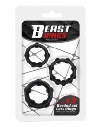 Penio žiedų rinkinys „Beast Rings“ - Intoyou