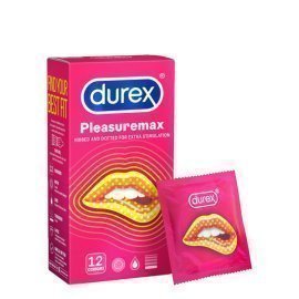 Prezervatyvai „Pleasuremax“, 12 vnt. - Durex