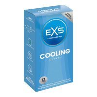 Stimuliuojantys prezervatyvai „Cooling“, 12 vnt. - EXS Condoms
