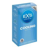 Stimuliuojantys prezervatyvai „Cooling“, 12 vnt. - EXS Condoms