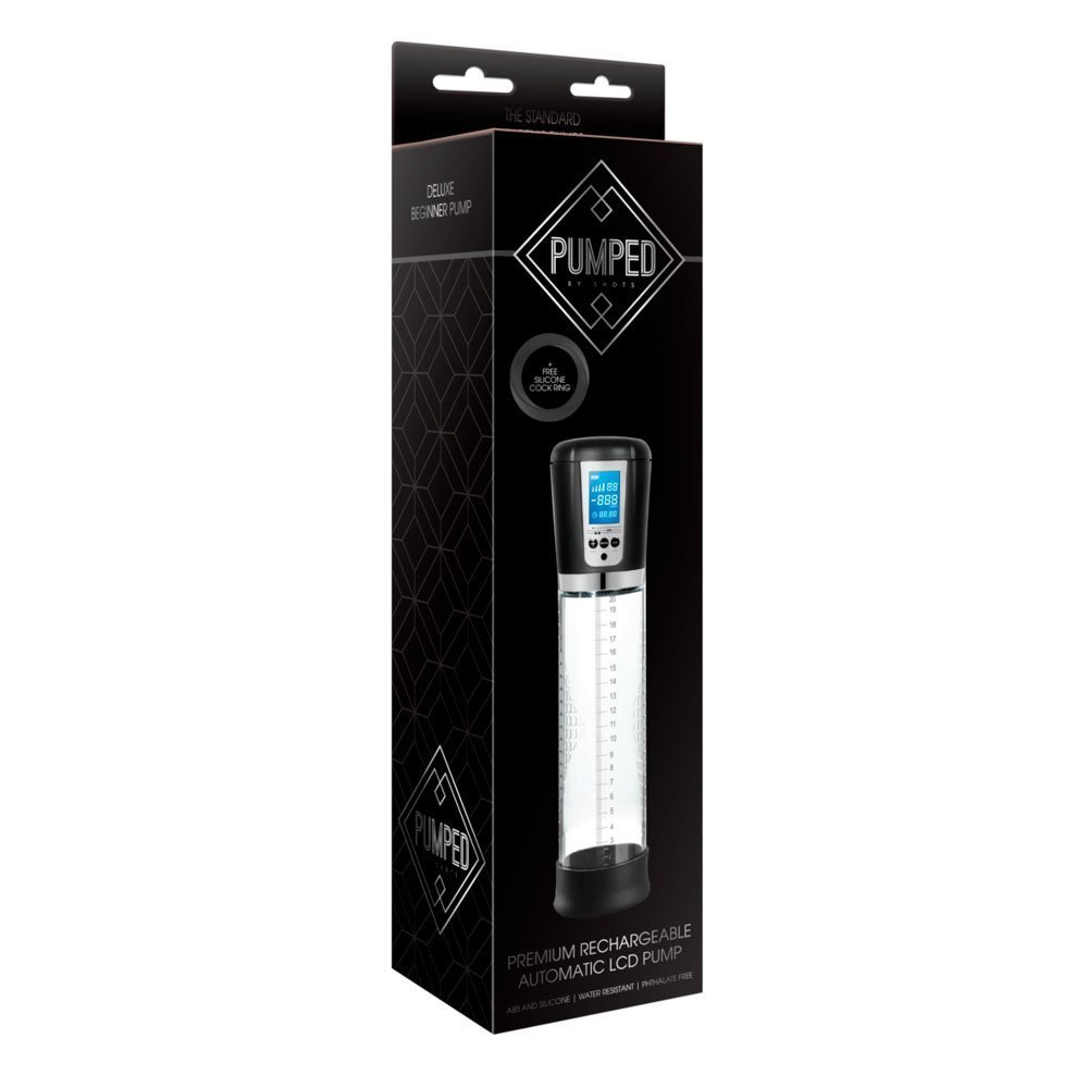 Automatinė penio pompa „Premium Rechargeable Automatic LCD Pump“ - Pumped