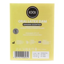 Prezervatyvas oraliniam seksui „Banana Scented“ - EXS Condoms
