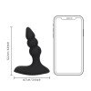 Vibruojantis analinis kaištis „Beaded Anal Plug“ - Loveline