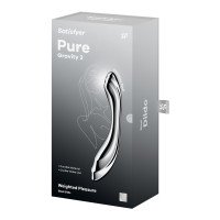 Metalinis dildo „Pure Gravity 2” - Satisfyer