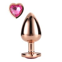 Mažas analinis kaištis „Rose Gold Gleaming Love“ - Dream Toys