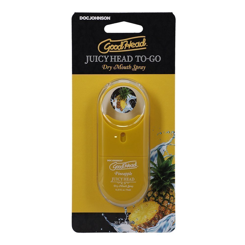 Purškalas oraliniam seksui „GoodHead To-Go Pineapple“, 9 ml - Doc Johnson