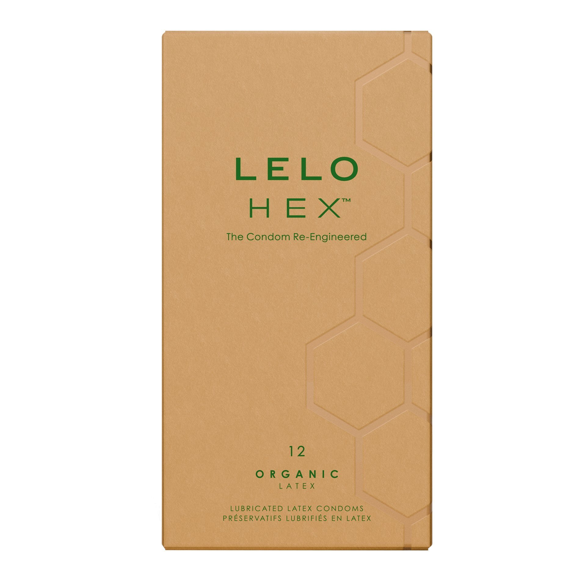 Prezervatyvai „HEX Organic Latex“, 12 vnt - LELO
