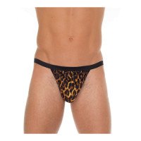 Vyriškos kelnaitės su juostele „Leopard G-String“ - Amorable