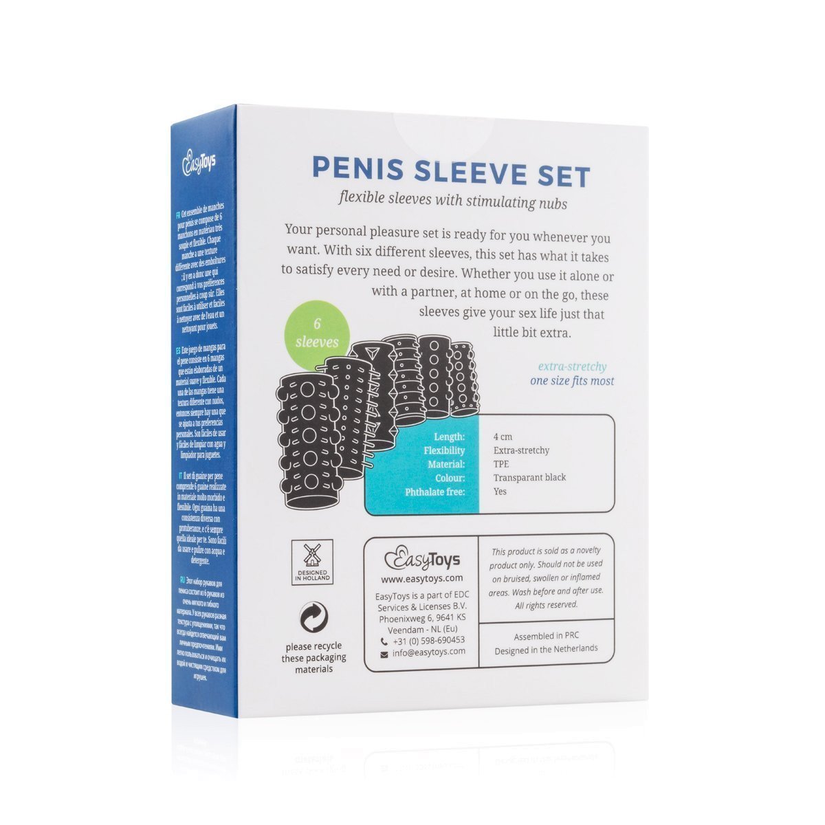 Penio movų rinkinys „Penis Sleeve Set“ - EasyToys