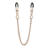 Spenelių spaustukai „Tweezer Nipple Clamps Gold“ - Mr. Steel