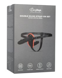 Dvigubas strap-on dildo „Double Dildo Strap-on Set“ - EasyToys