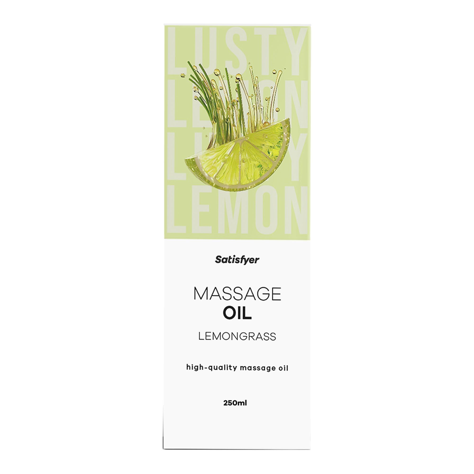 Masažo aliejus „Lemongrass“, 250 ml - Satisfyer