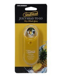 Purškalas oraliniam seksui „GoodHead To-Go Pineapple“, 9 ml - Doc Johnson