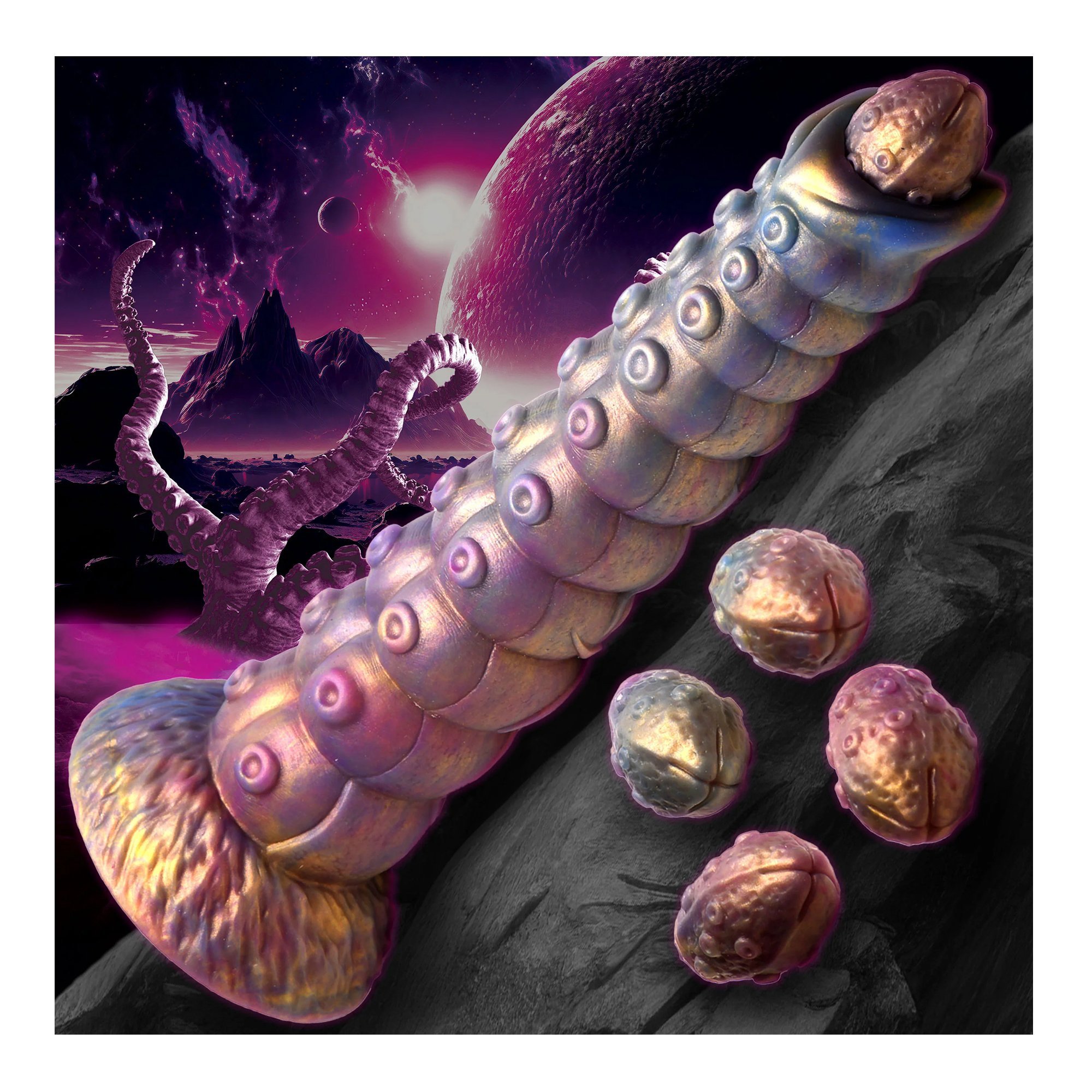 Silikoninis dildo „Deep Invader“ - XR