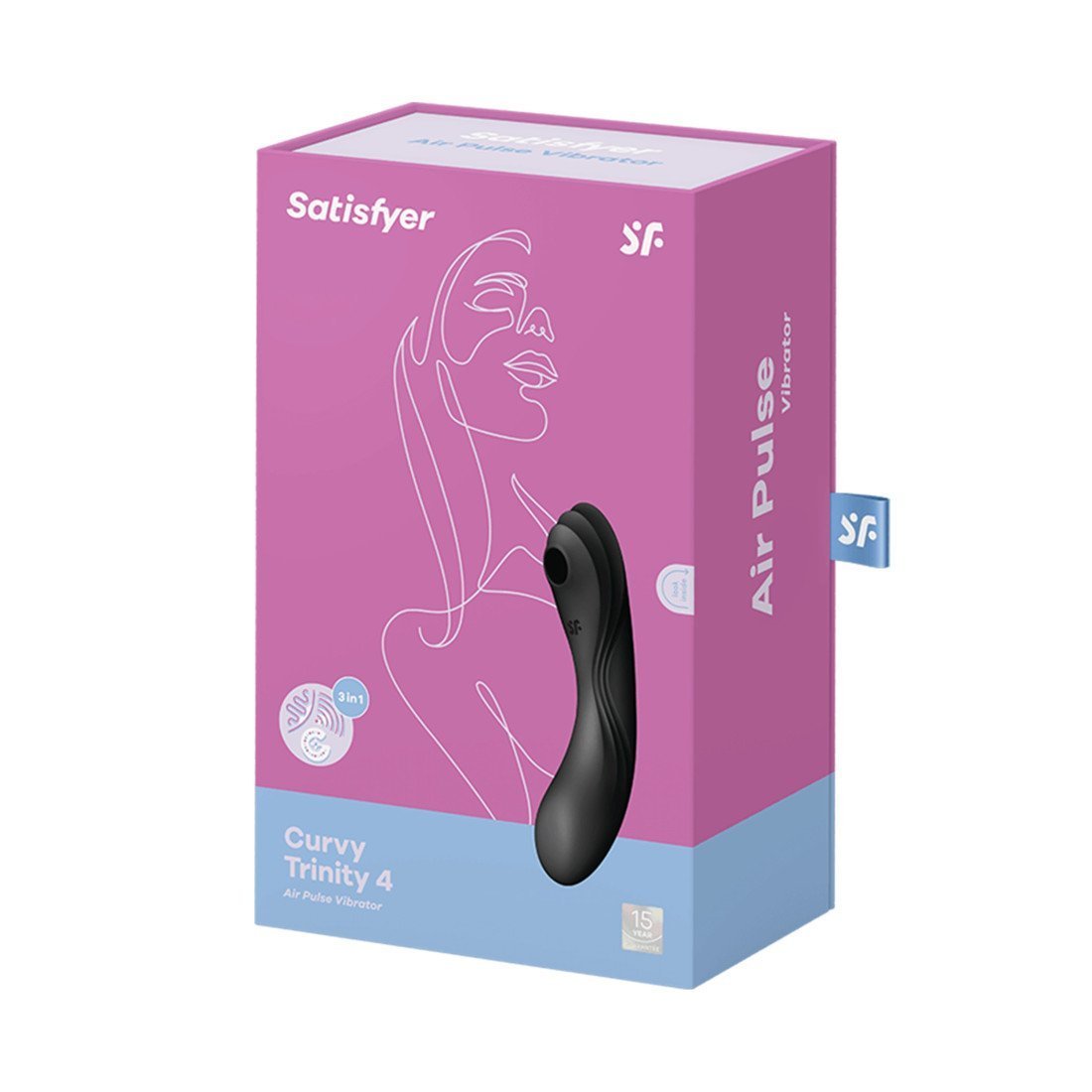 Vibratorius - klitorinis stimuliatorius „Curvy Trinity 4“ - Satisfyer