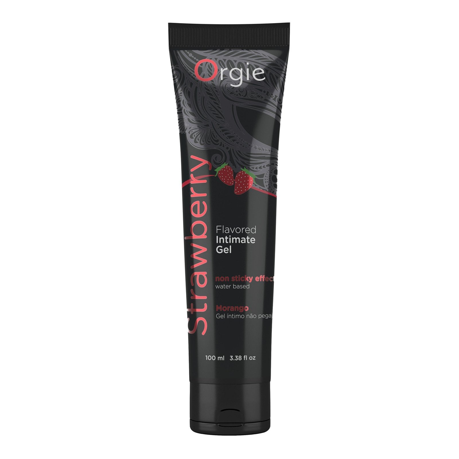 Vandens pagrindo lubrikantas „Lube Tube Strawberry“, 100 ml - Orgie