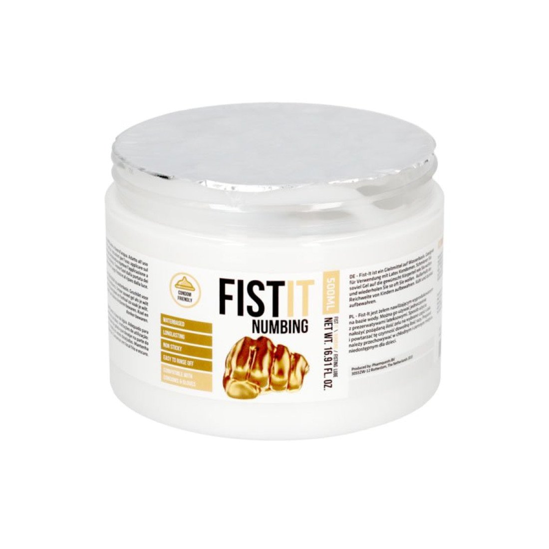 Vandens pagrindo lubrikantas „Numbing“, 500 ml - Fist It