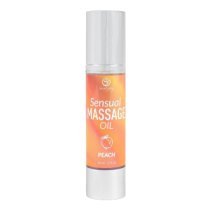 Masažo aliejus „Sensual Massage Oil Peach“, 50 ml - Secret Play