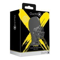 Kaukė su burnos kaiščiu „Xtreme Muzzle with Removable Ball Gag“ - Ouch!