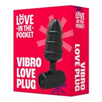 Vibruojantis analinis kaištis „Vibro Love Plug“ - Love in the Pocket