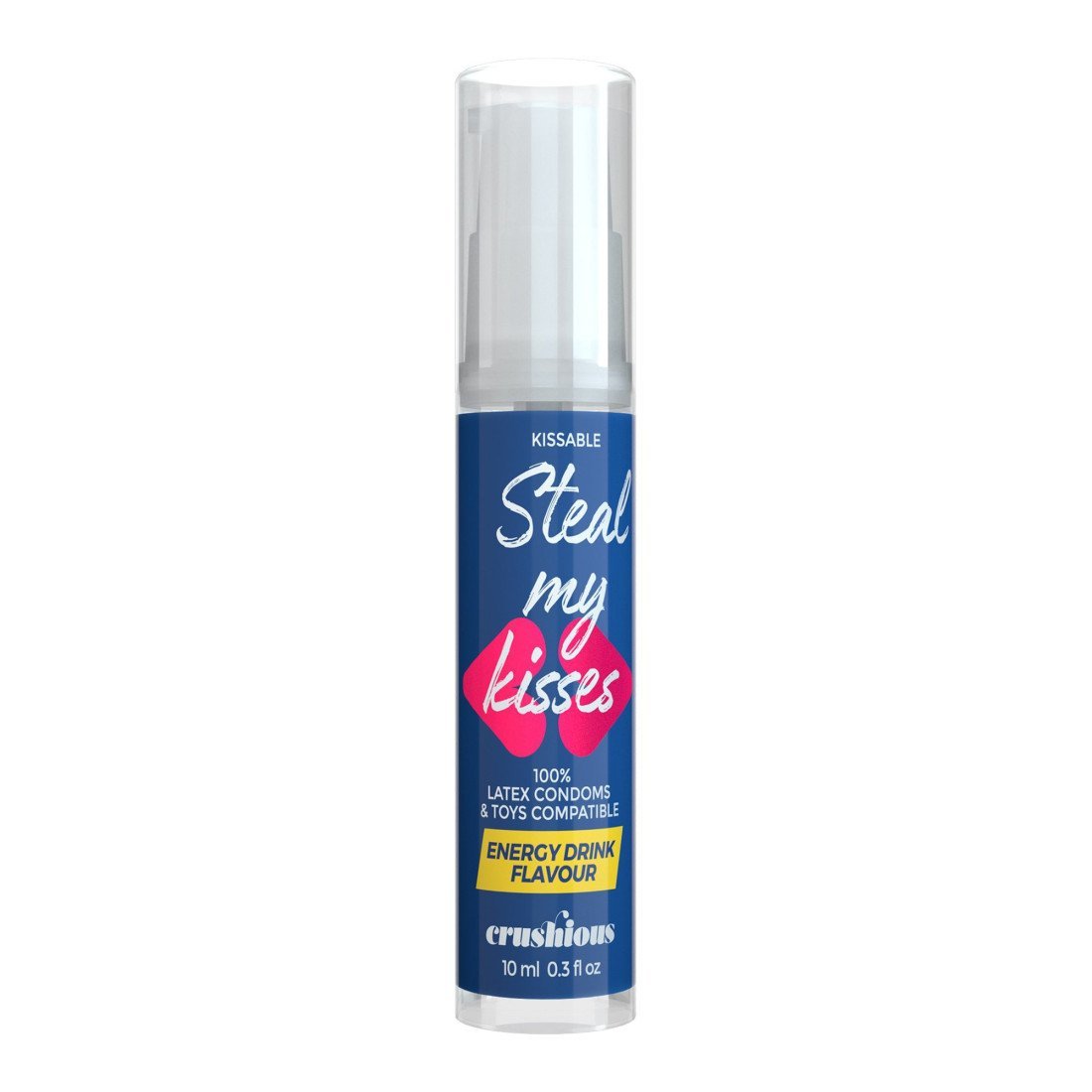 Vandens pagrindo lubrikantas „Steal My Kisses Energy Drink Flavour“, 10 ml - Crushious