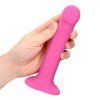 Vibruojantis silikoninis dildo „Non-Phallic Vibrating Dildo Medium“ - Loveline