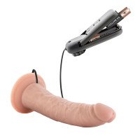 Vibruojantis dildo „Dr. Skin Dr. Dave“ - Blush