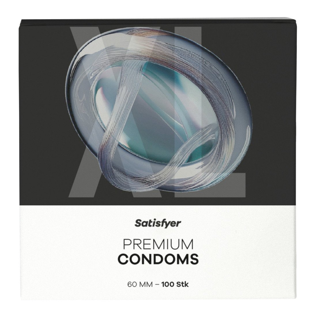 Prezervatyvai „Premium Condoms 60 mm“, 100 vnt. - Satisfyer