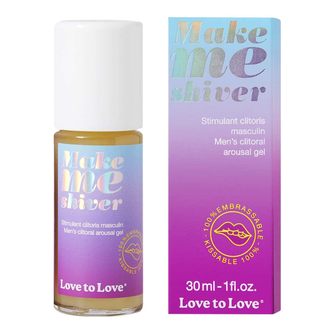 Stimuliuojantis gelis vyrams „Make Me Shiver“, 30 ml - Love to Love