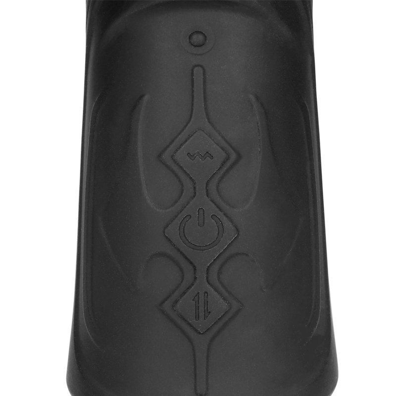 Automatinis vibratorius „Handheld Silicone Vibrating and Thrusting Dildo“ - Ouch!