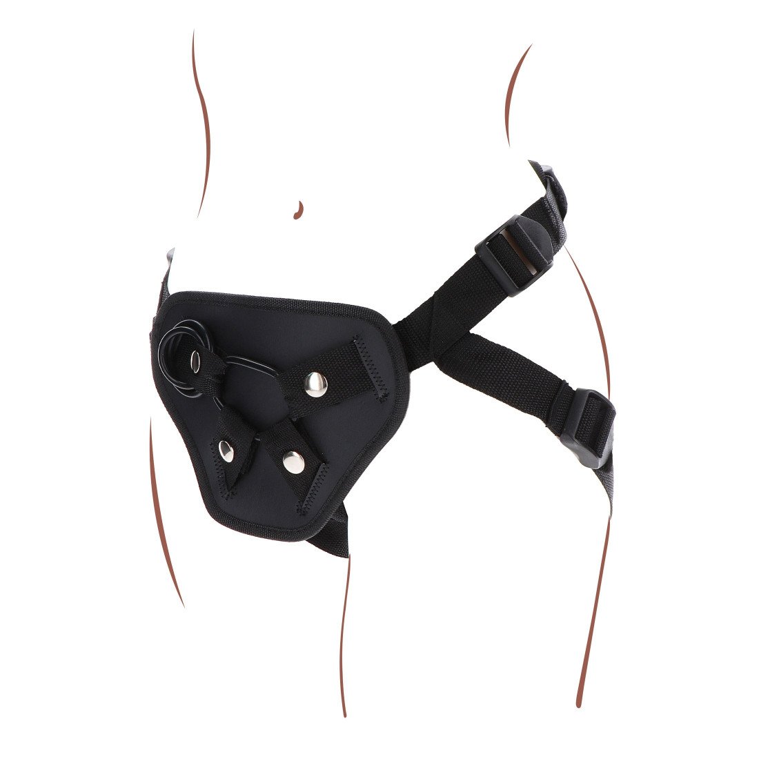 Diržai strap-on seksui „Strap-on Deluxe Harness“ - Get Real