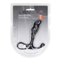 Prostatos masažuoklis „Rippled with Hard Loop Silicone Prostate Massager Medium“ - Levelz