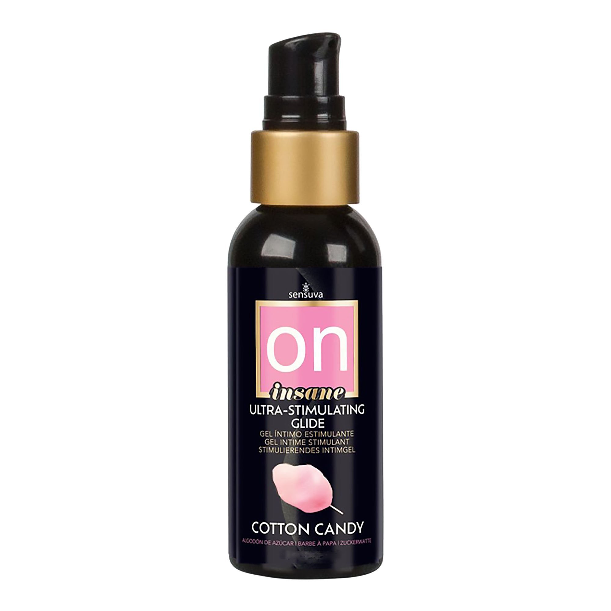 Stimuliuojantis lubrikantas „Ultra Stimulating on Insane Cotton Candy“, 57 ml - Sensuva
