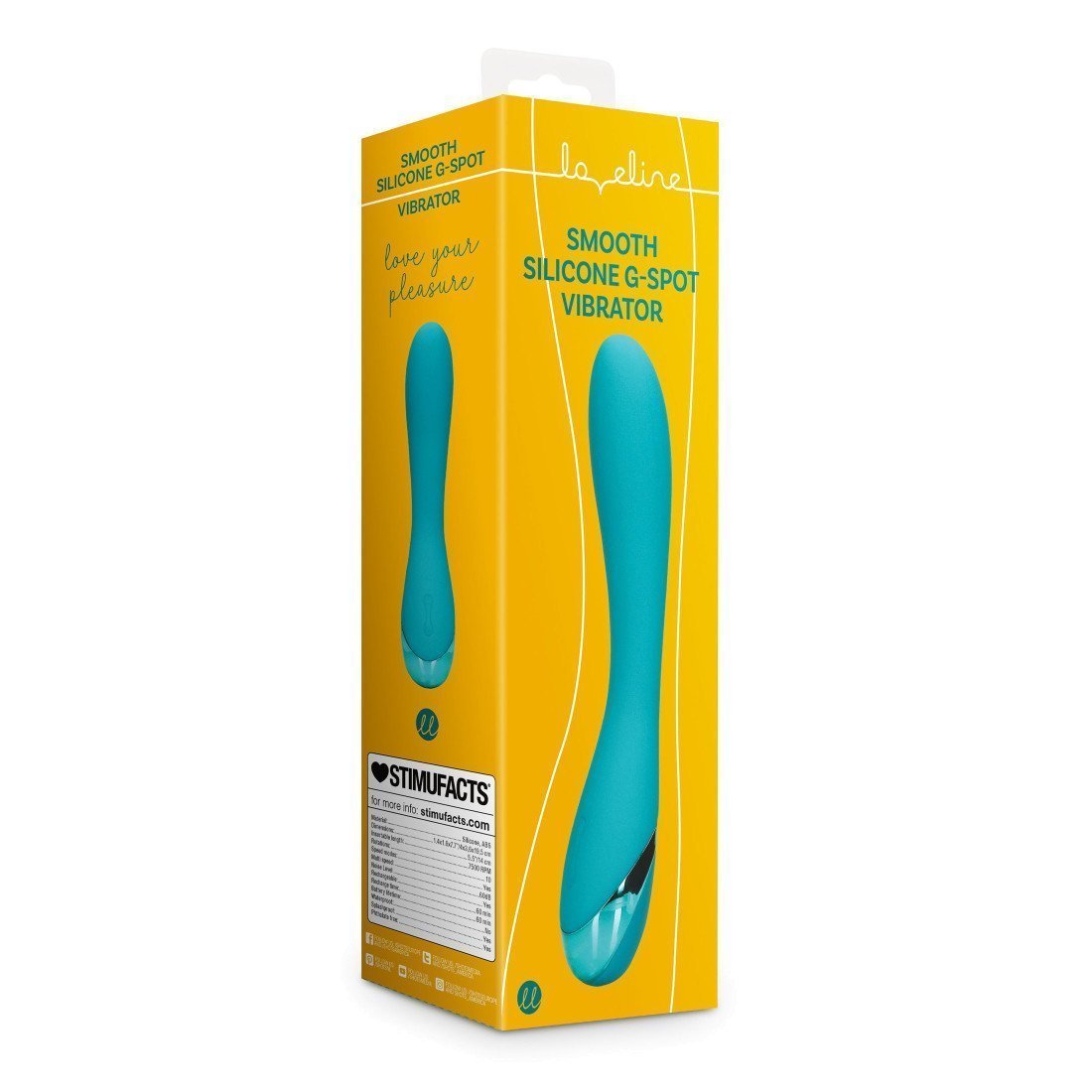 G taško vibratorius „Smooth Silicone G-Spot Vibrator“ - Loveline