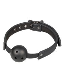 Juodas burnos kaištis „Ball Gag“ - EasyToys