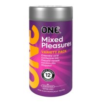 Prezervatyvų rinkinys „Mixed Pleasures“, 12 vnt. - One