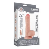 Falo imitatorius „Sliding Skin Dual Dong 7.0“ - Lovetoy