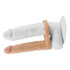 Vibruojantis strap-on dildo „The Ultra Soft Double Nr. 6.25“ - Love Toy