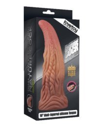 XXL dydžio silikoninis dildo „Dildo with Tongue“ - Love Toy