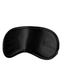 Akių kaukė „Black & White Satin Eyemask“ - Ouch!