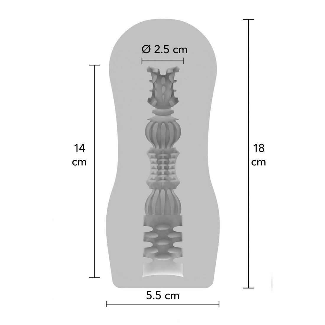 Masturbatorius „Hero Clear Trust“ - ToyJoy