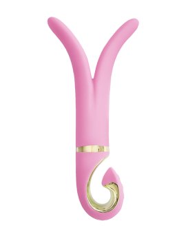 Rožinis anatominis vibratorius „Gvibe 3“ - Gvibe