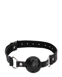 Burnos kaištis „Black & White Breathable Ball Gag“ - Ouch!