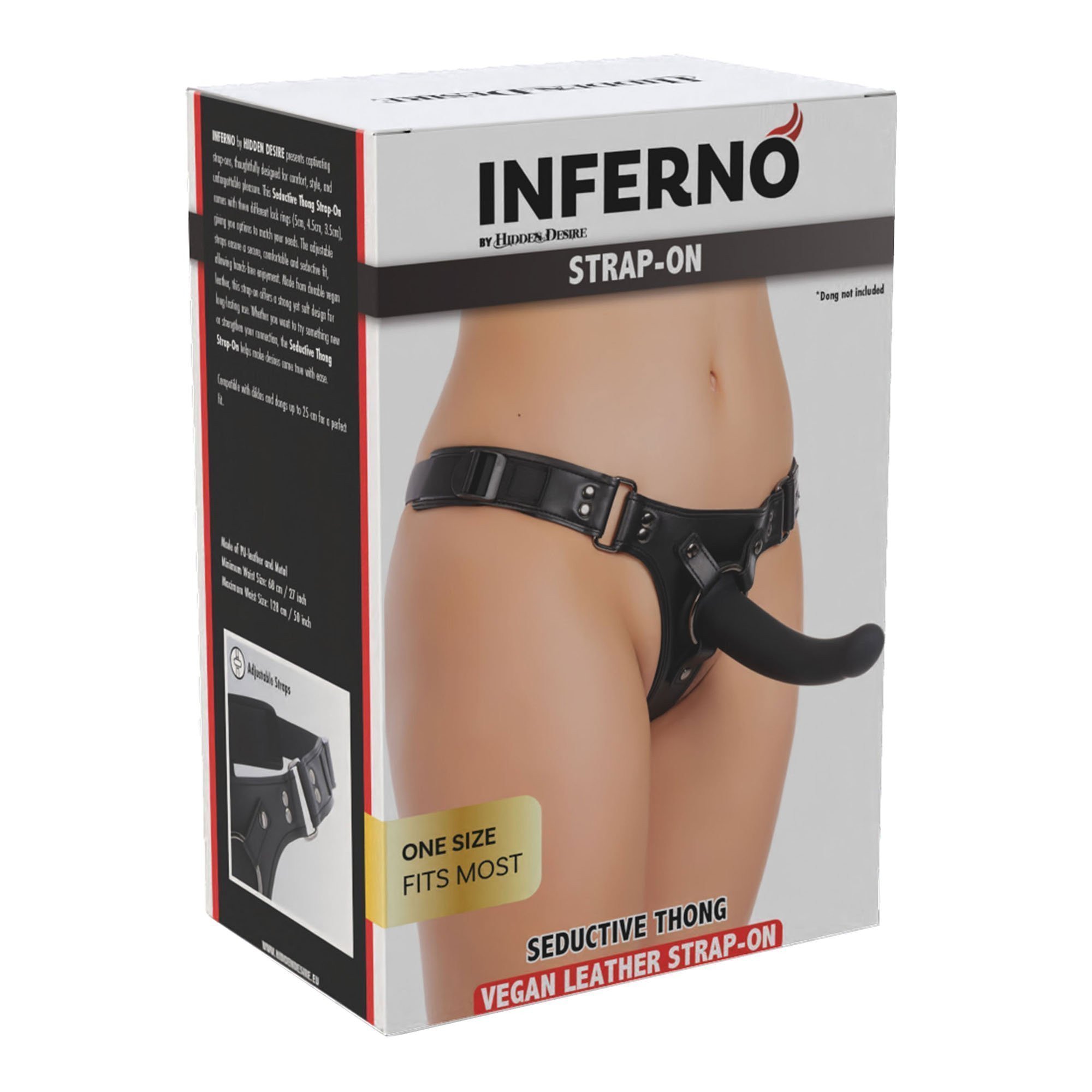 Strap-on diržas „Inferno Seductive Thong“ - Hidden Desire