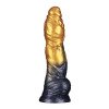 Pripučiamas silikoninis dildo „Aerosx Nr. 10 Gold/Black“ - Lovetoy