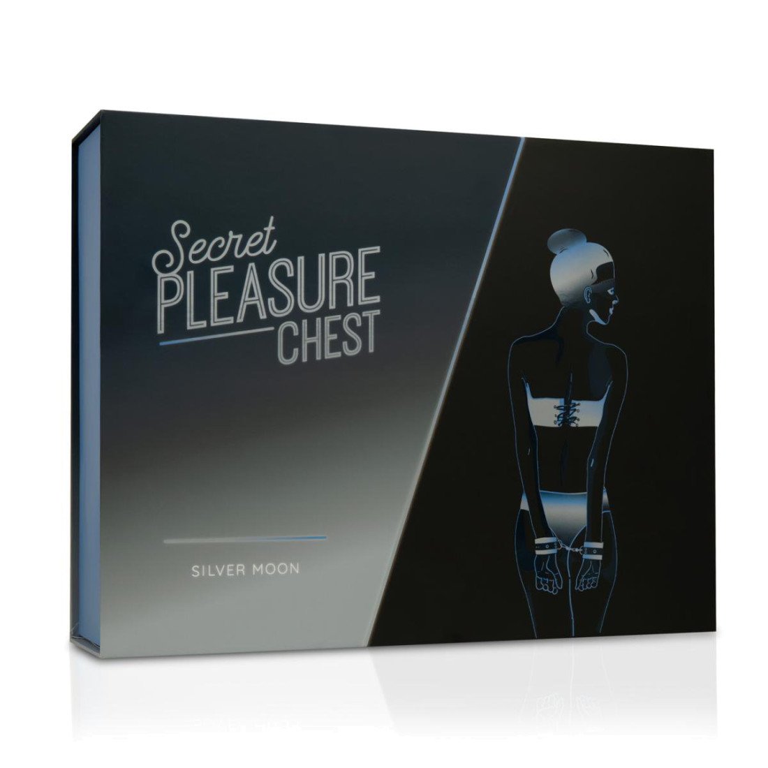 Erotinis rinkinys poroms „Secret Pleasure Chest Silver Moon“ - Loveboxxx