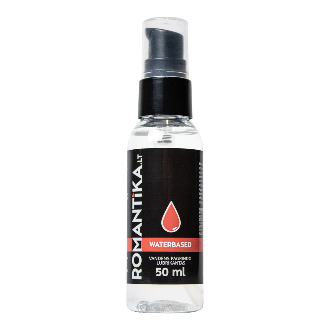Vandens pagrindo lubrikantas „Romantika Waterbased“, 50 ml - Romantika.lt