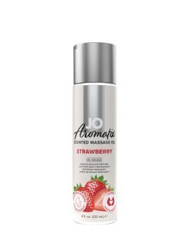 Masažo aliejus „Aromatix Strawberry“, 120 ml - System JO